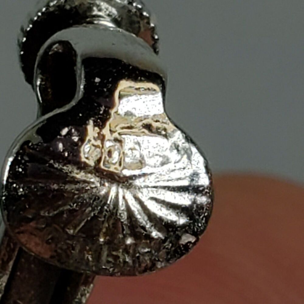 Vintage RARE Coro 1940's Dramatic Decadent Diamond Rhinestone Clip On Earrings - Picture 16 of 16